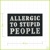 ALLERGIC - vyšívaná nášivka