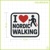 NORDIC WALKING - vyšívaná nášivka