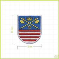 BARDEJOV - vyšívaná nášivka